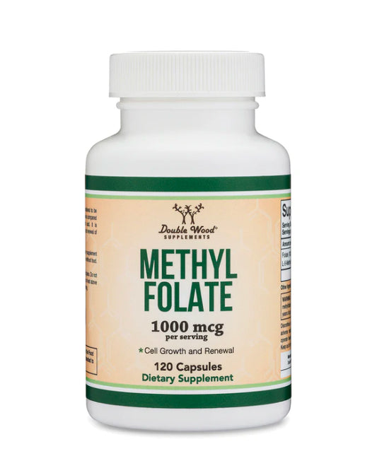 Double Wood Methylfolate 5-MTHF - Active Folate Supplement for Energy, Mood & Wellness | Magnesium Life